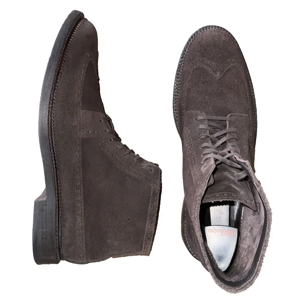 Cole Haan Jayhawker Wingtip Chukka Boots Brown Suede Lace Up Dress Casual 12M